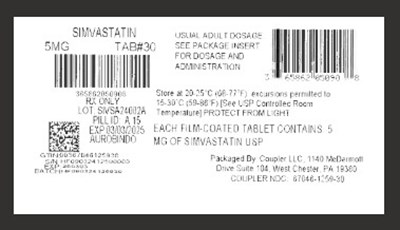 Label (Simvastatin 5mg)